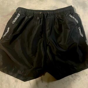 🔥BLACK CALVIN KLEIN SWIM SHORTS BOARD SHORTS